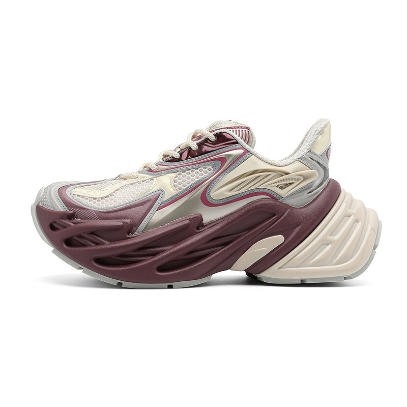 Height Increasing Leisure Version Breathable Couple Men's Sports Shoes