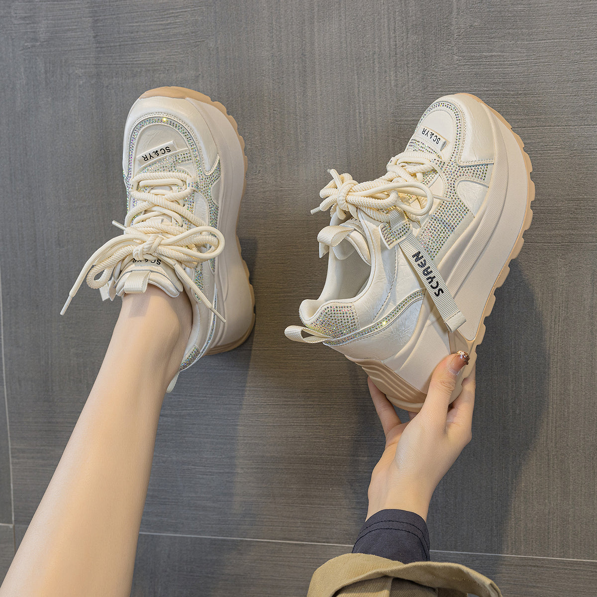 Women's Thick Bottom Small Cortez Spring Burst Board Fashion Women's Shoes
