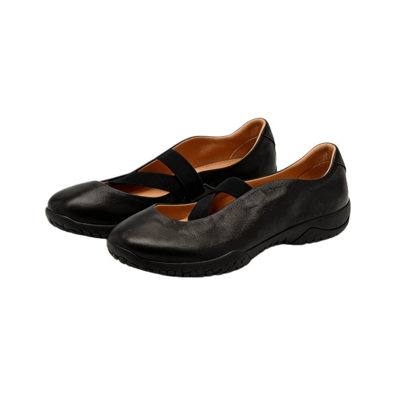 Women's Free Bandage Ballet Training Soft Light Mary Women's Fashion Shoes