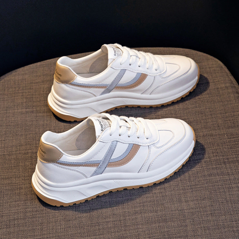 Women's White Spring Argan Trendy Daddy Casual Shoes