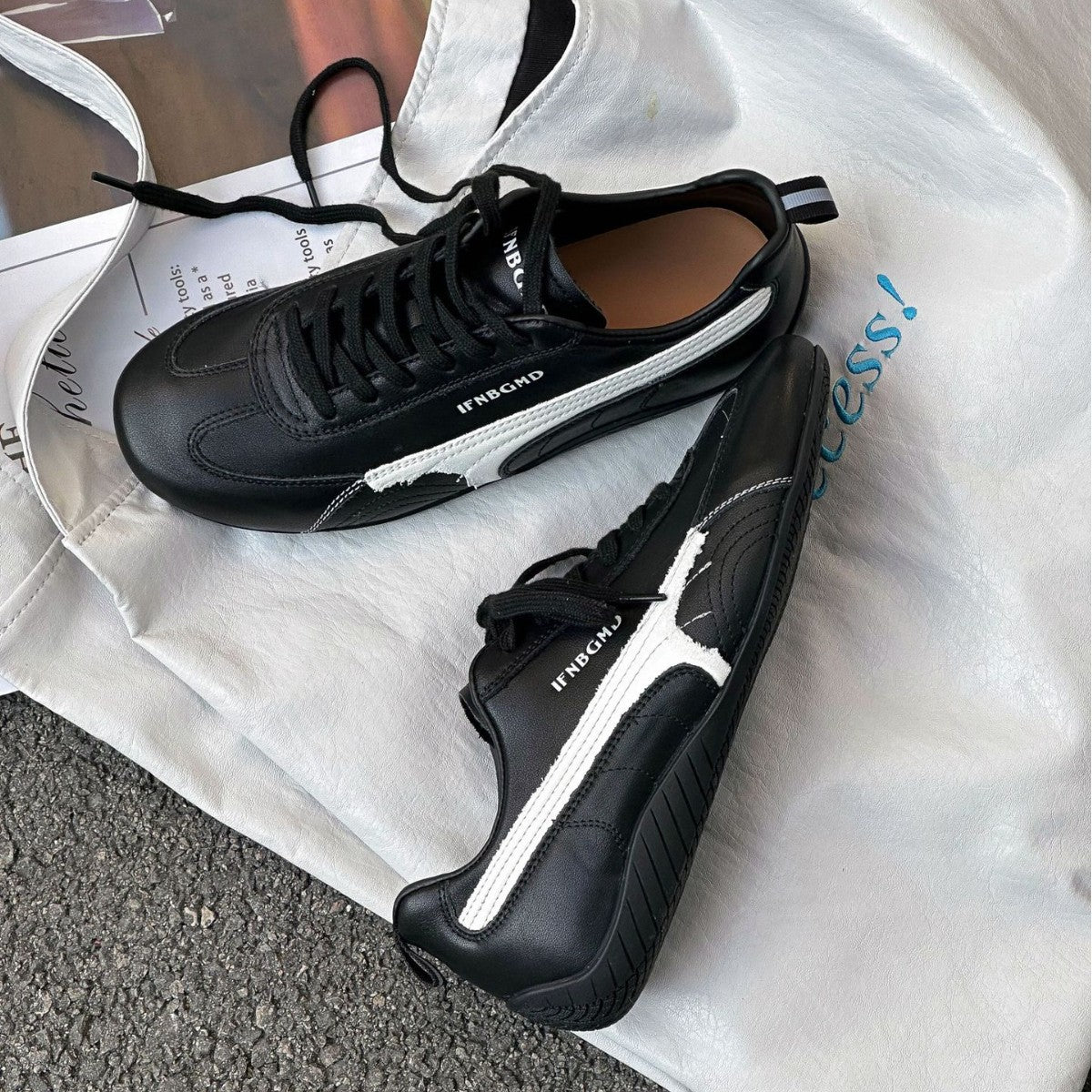 Spring High Quality First Layer Cowhide German Training In Sier Women's Casual Shoes