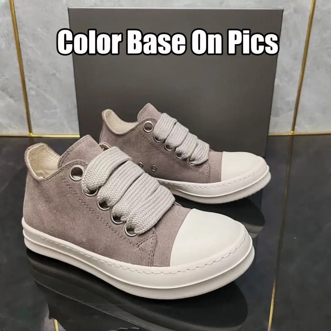 Platform Height Increasing Round Toe High Version Comfortable Casual Shoes