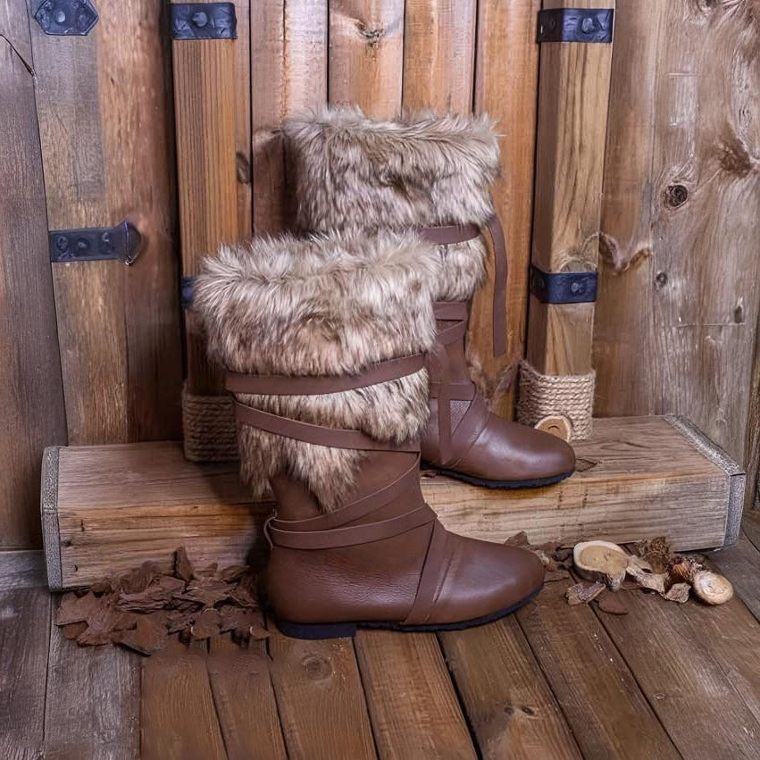 Graceful Stylish Medieval Renaissance Viking Barbarian Boots