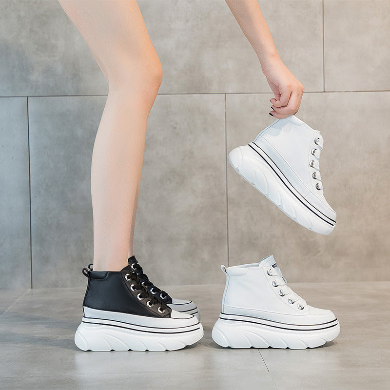 Women's Skate Height Increasing Insole White Small Women's Sports Shoes