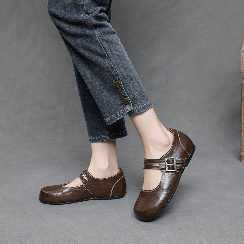 Women's Spring Fashion Flat Comfort Lightweight Mary Heels