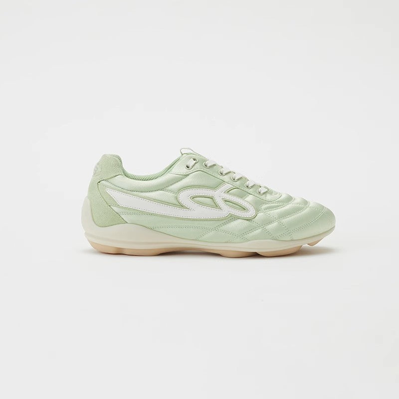 Color Satin Wandering Thin Sole Lightweight Women's Casual Shoes