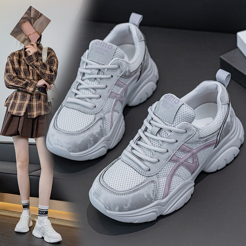 Women's Dad Spring Mesh Breathable Plus Size Men's Shoes