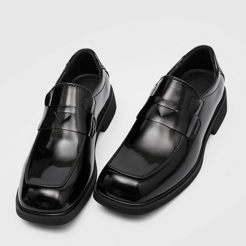 Men's Toe Business Formal Wear Wide British Breathable Loafers