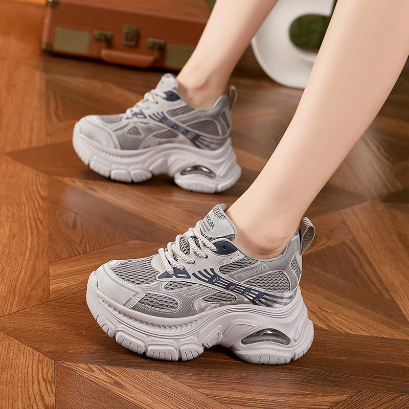 Women's Platform Dad Fashion Air Cushion Hidden Women's Sports Shoes