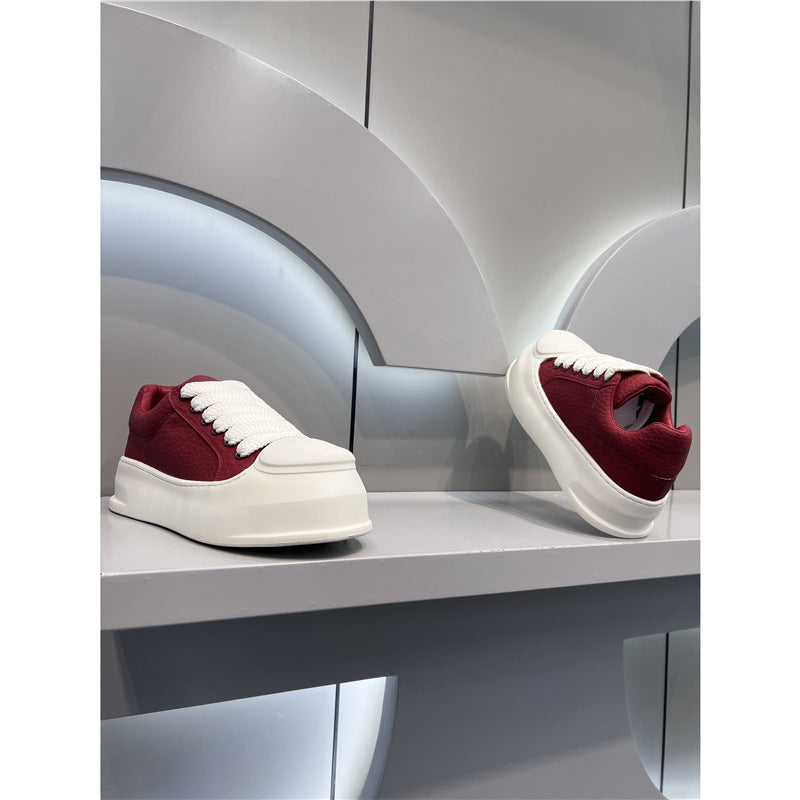 Men's Fashionable Trendy Round Head Simple Casual Shoes