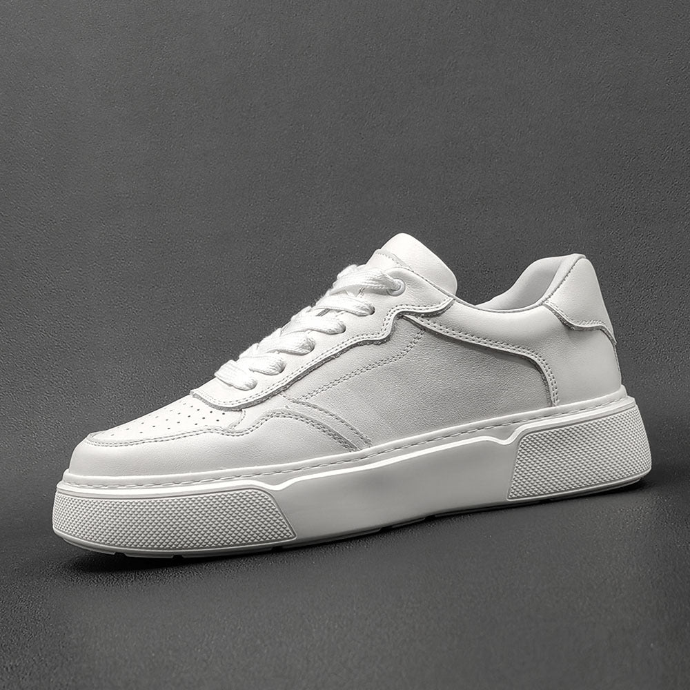 Men's First Layer Board Fashion Platform White Men's Sports Shoes