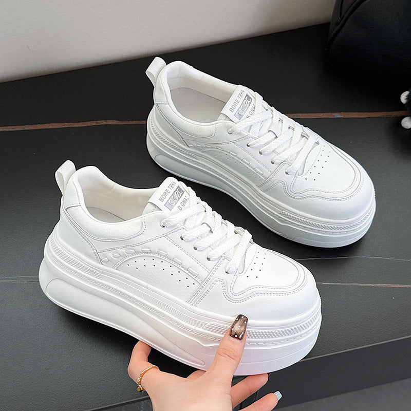 Women's Spring White Are Super Beautiful Fashionable Thick Sports Casual Shoes
