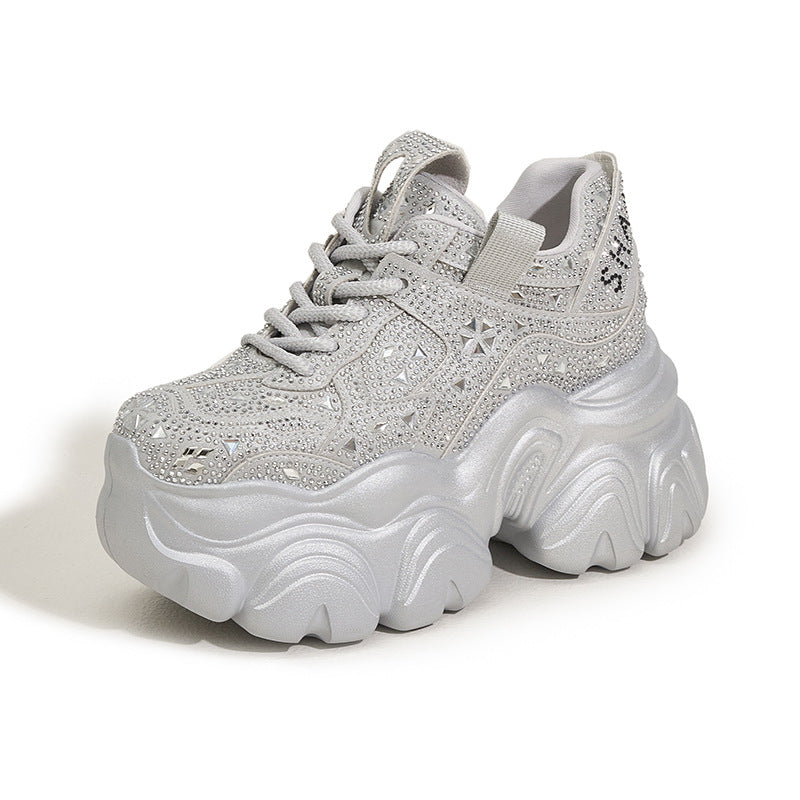 Women's Height Increasing Insole Dad Spring Platform Women's Sports Shoes