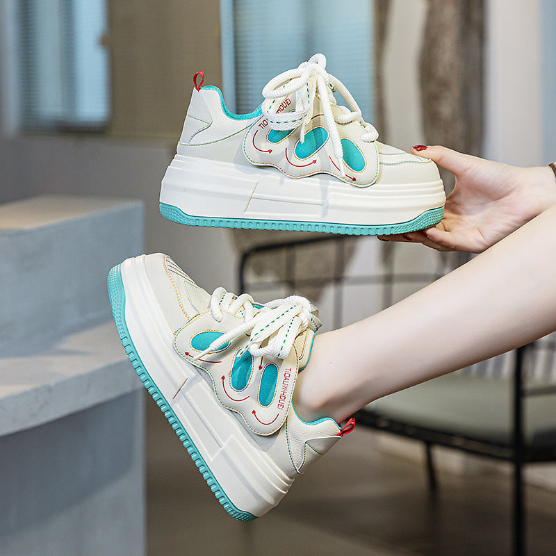 Women's Inner Height Increasing Board Bread Korean Women's Casual Shoes