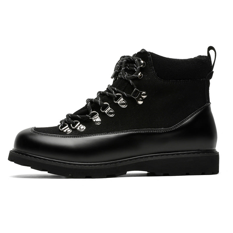 Men's British Hiking Derby Thick Sole Increased Men's Martin Boots