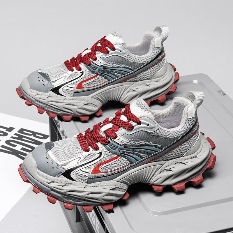 Men's Platform Dad Mesh Elevator Breathable Comfortable Men's Shoes