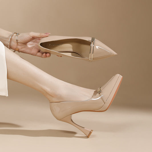 Women's High Autumn Waterproof Platform Not Tired Heels