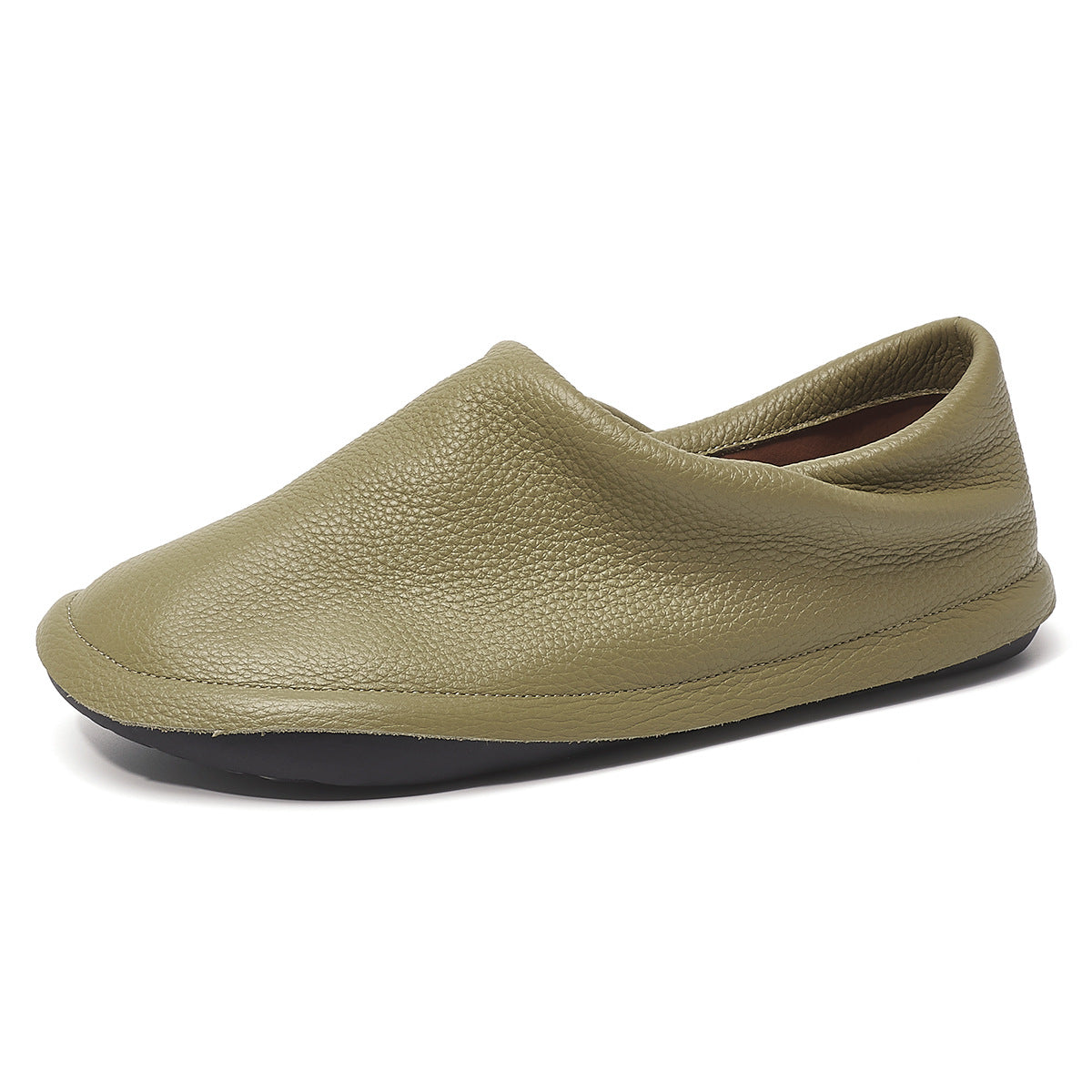 Women's Soft Grandma Early Spring Mom First Layer Cowhide Women's Fashion Shoes