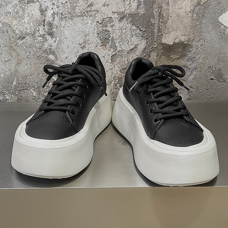Men's Summer Platform Heighten Round Toe Fashion Casual Shoes