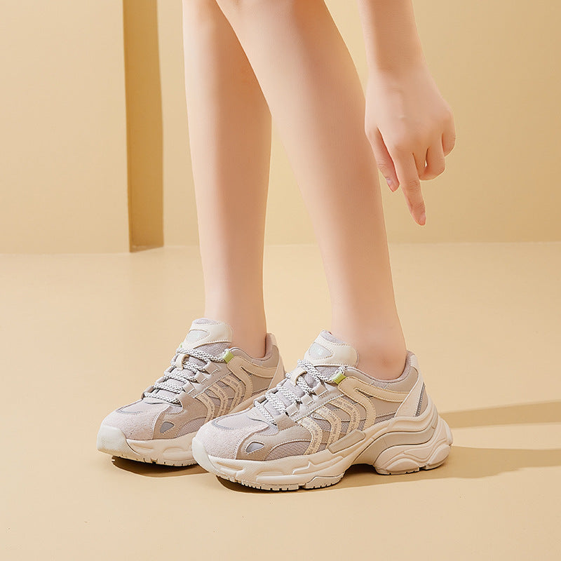 Women's Platform Dad Autumn Height Increasing Muffin Women's Sports Shoes