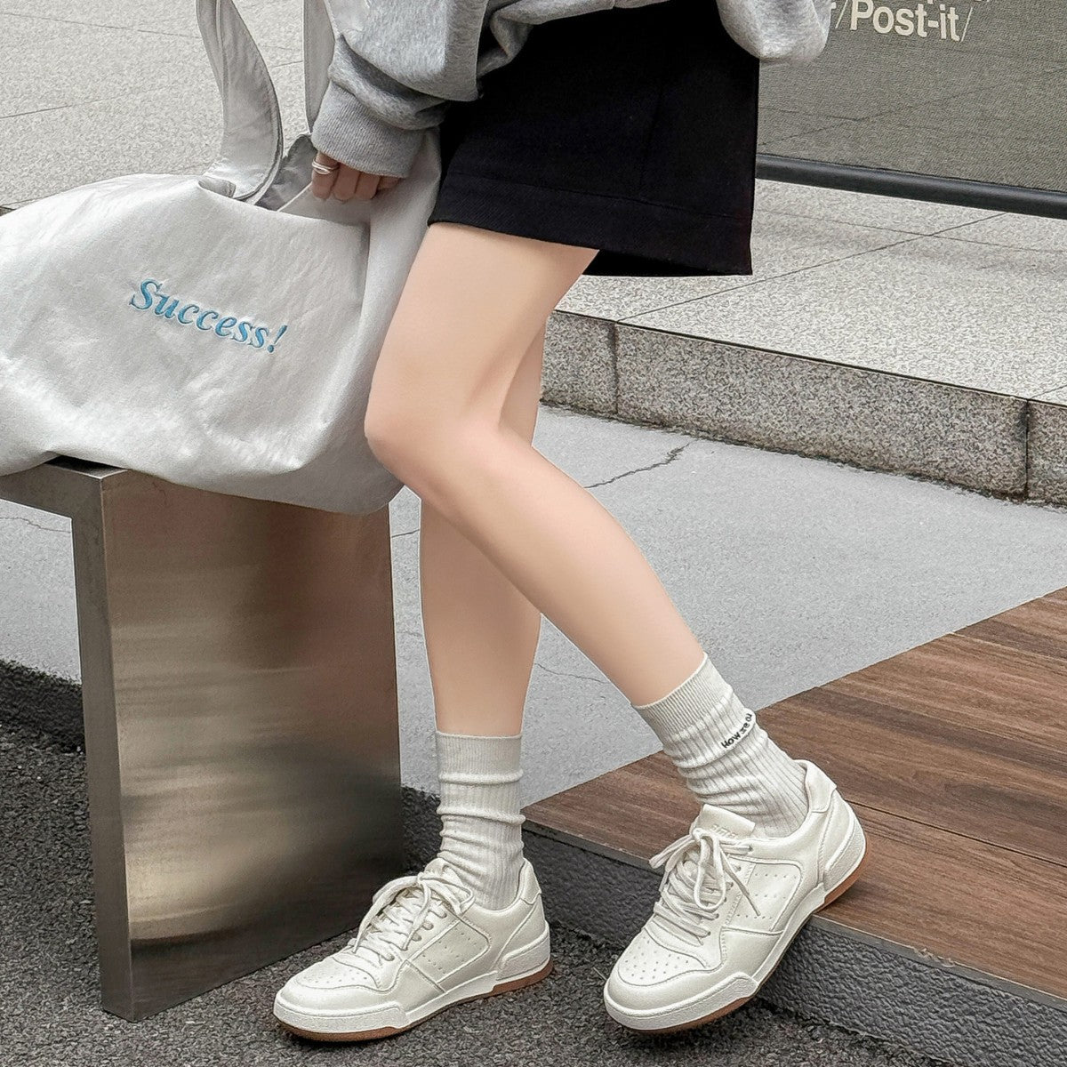 Women's Thin Bottom White Fashionable Versatile Sports Women's Casual Shoes
