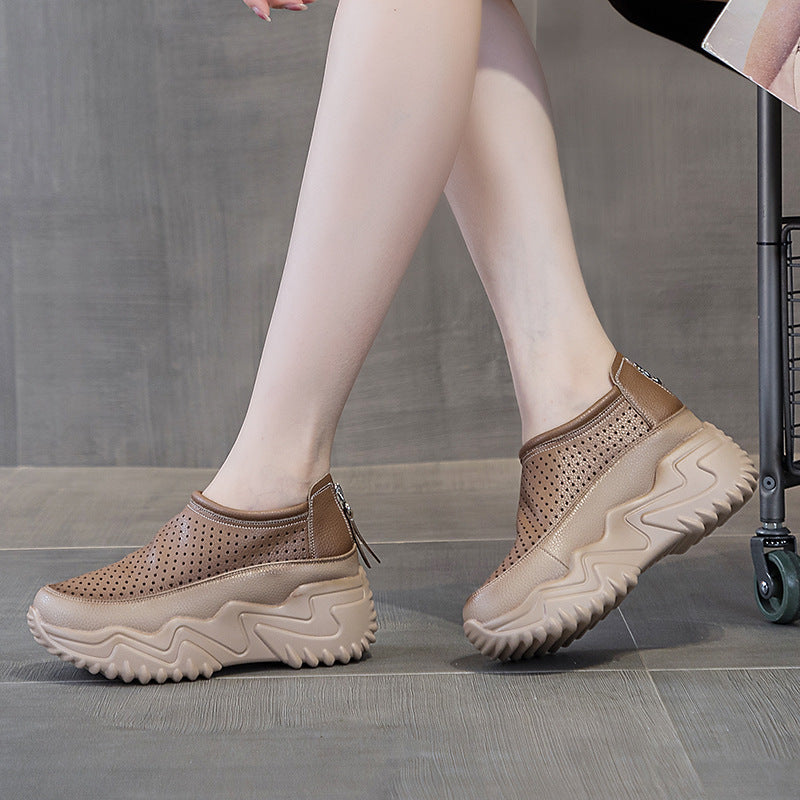 Women's Height Increasing Insole Dad Summer Versatile Korean Style Thick Casual Shoes