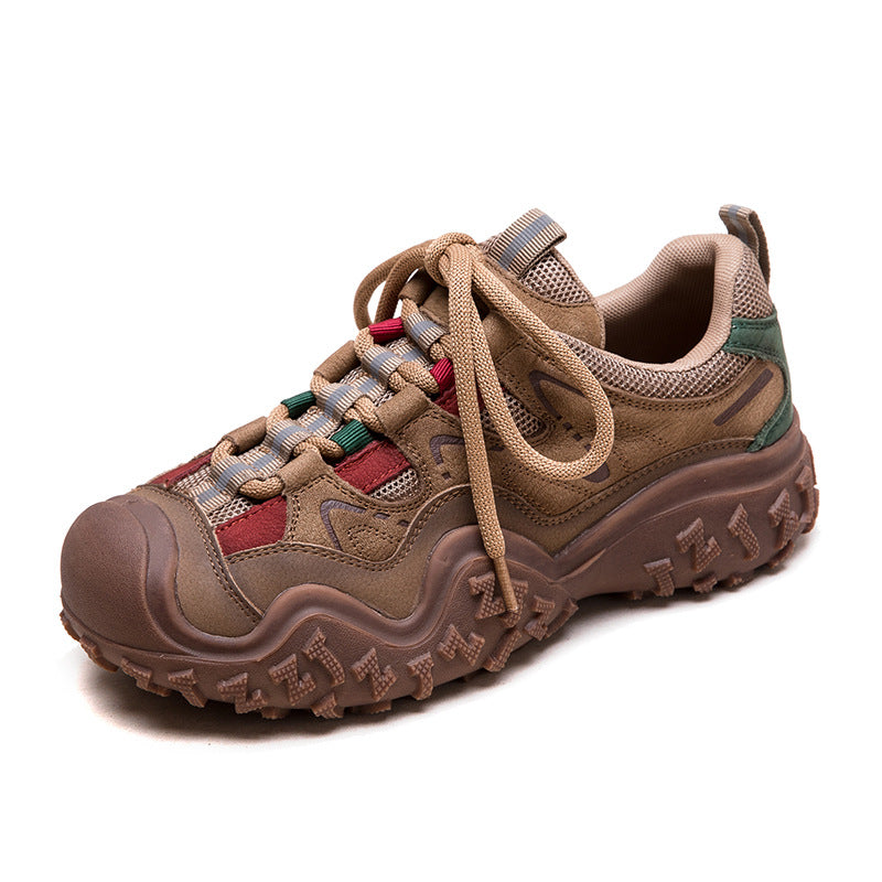 Women's Shu Autumn Sports Style Low Top Lace Up Casual Shoes