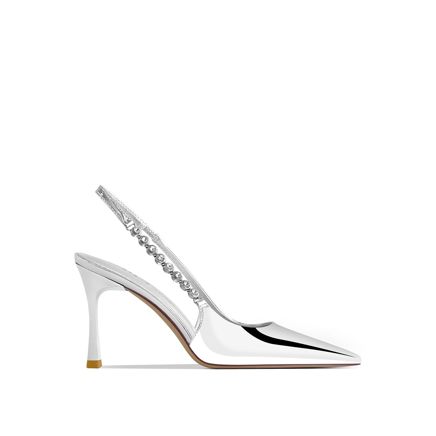 Women's Rhinestone Hollow Toe Cap Stilettos Sexy Heels