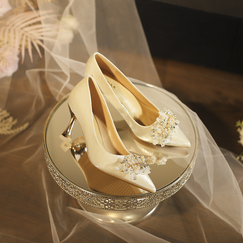 Pumps Wedding Banquet Bridal Dress Daily Wear Not Tired Feet Women's Fashion Shoes