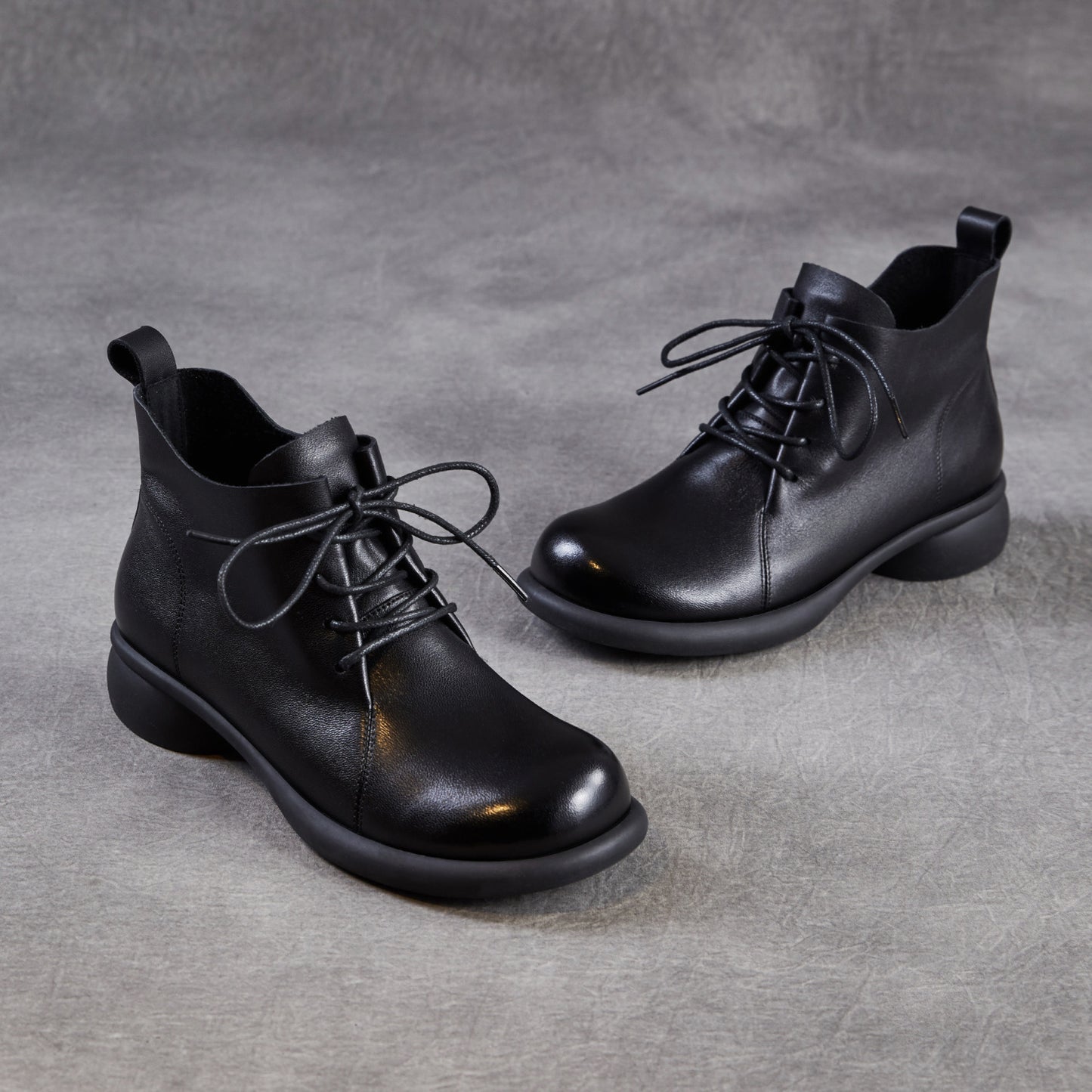 Women's Genuine Thin Martin First Layer Cowhide Soft Bottom Comfortable Mother Women's Leather Boots