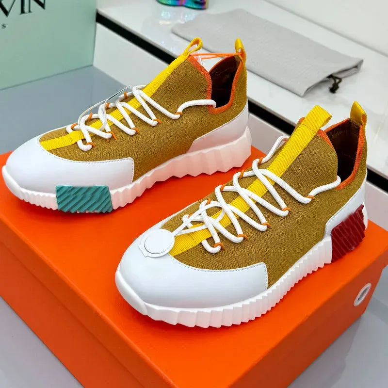 Men's Summer Lace Up Breathable Light Running Men's Sports Shoes