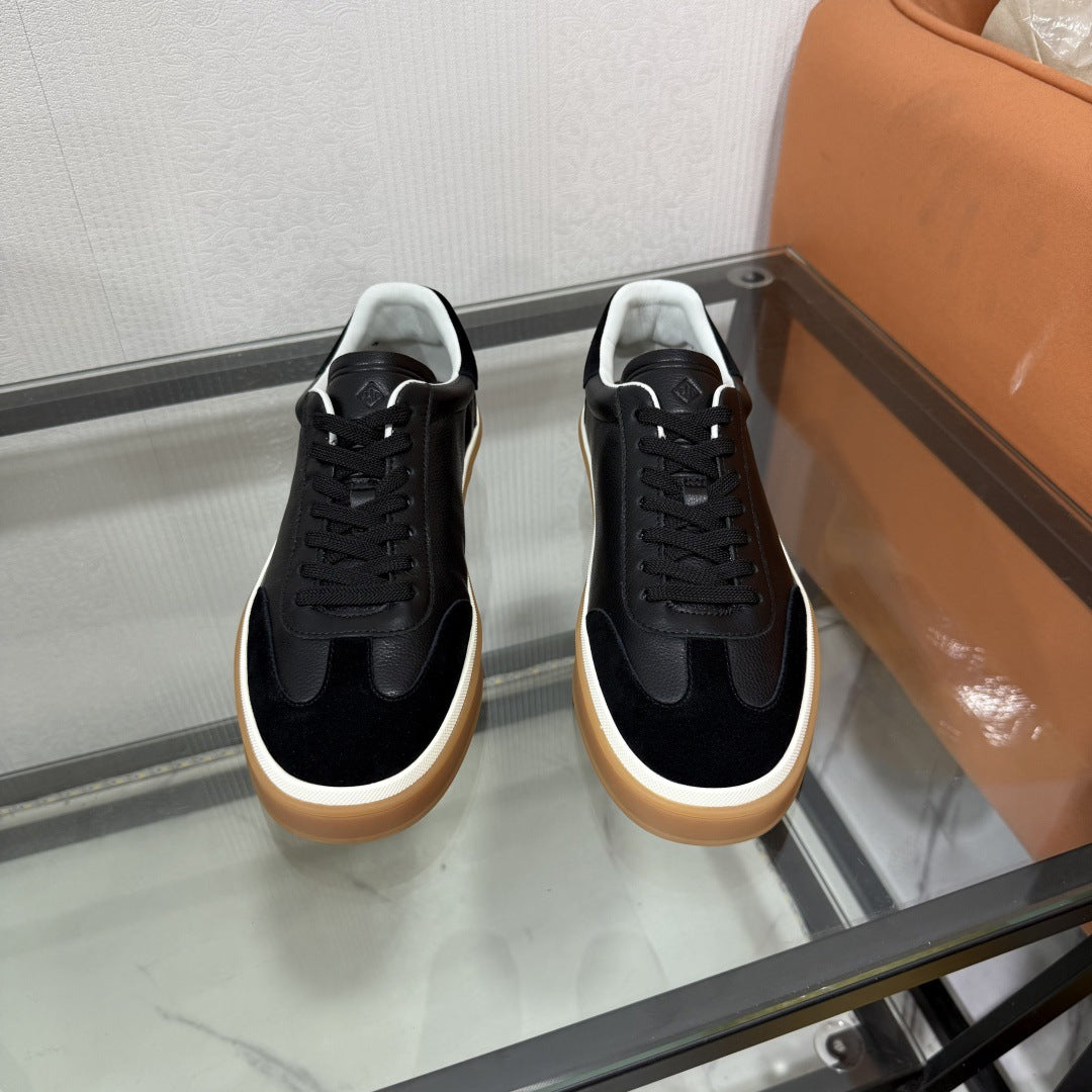 Women's & Men's Style German Training White Soft Genuine Men's Sports Shoes