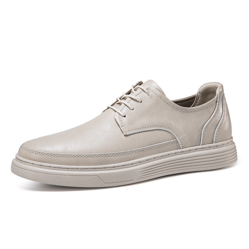 Men's Summer British Style Business Board Large Size Men's Casual Leather Shoes