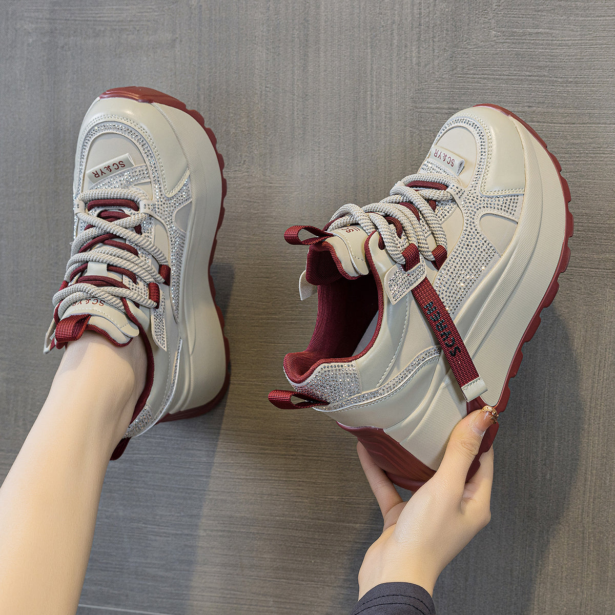 Women's Thick Bottom Small Cortez Spring Burst Board Fashion Women's Shoes