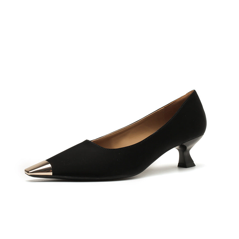 Women's Toe Cap High Stylish Low Commuter Four Women's Shoes