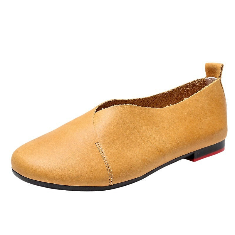 Autumn Artistic Retro Genuine Soft Bottom Women's Casual Shoes