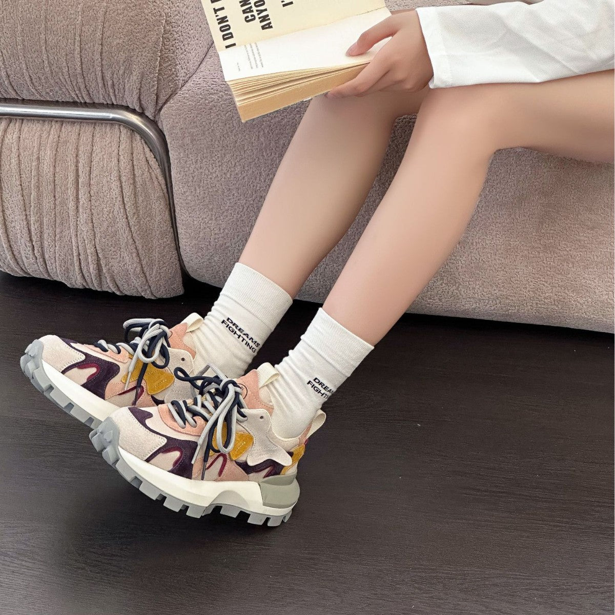 Women's Trendy Daddy Spring Minority Thick Bottom Sneakers