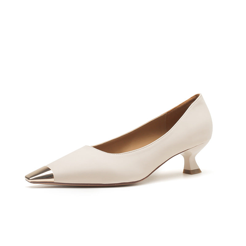 Women's Toe Cap High Stylish Low Commuter Four Women's Shoes