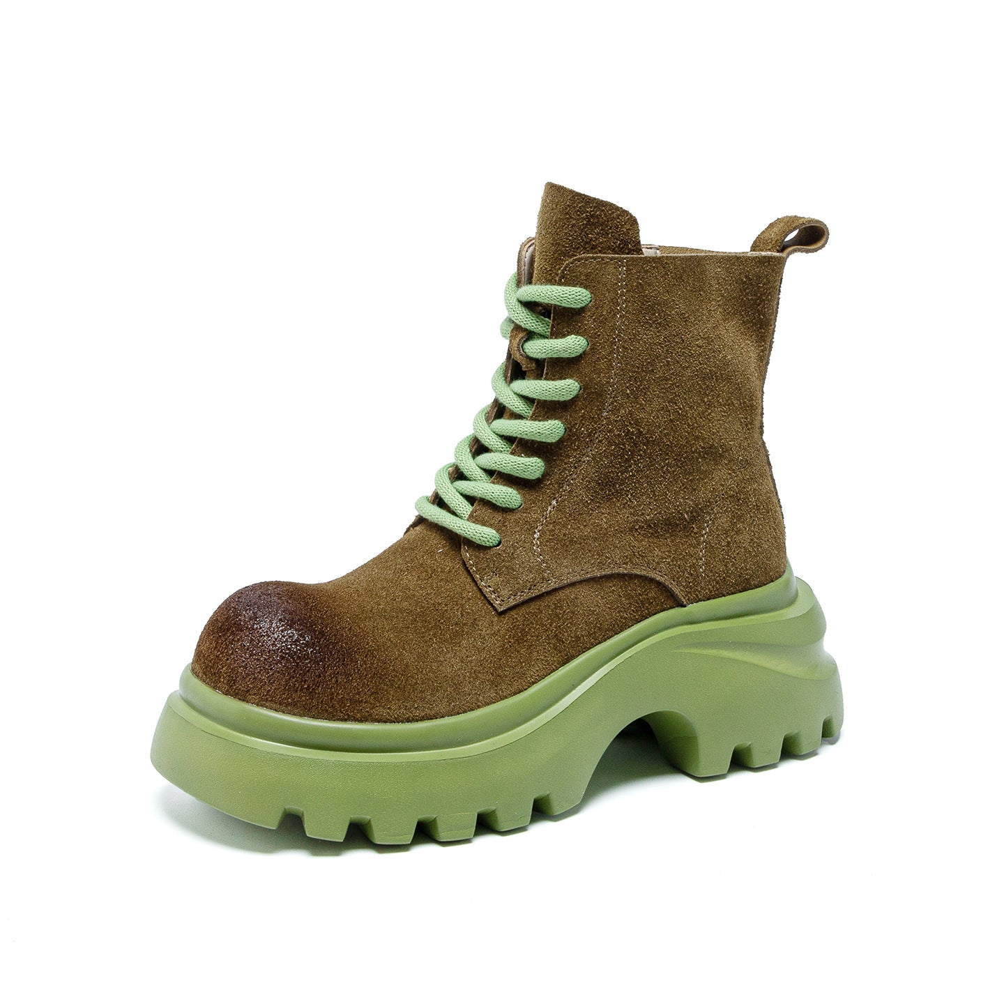 First Layer Cowhide Martin Female Thick Bottom Super Lightweight Women's Leather Boots