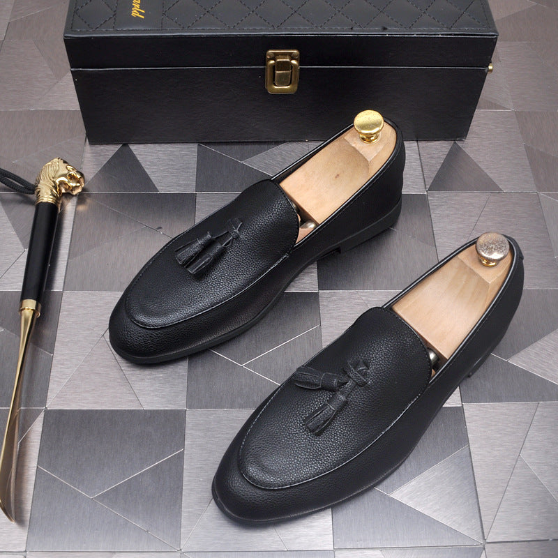 Men's Fashion Business Slip-on Breathable Fringed Korean Style Men's Sports Shoes
