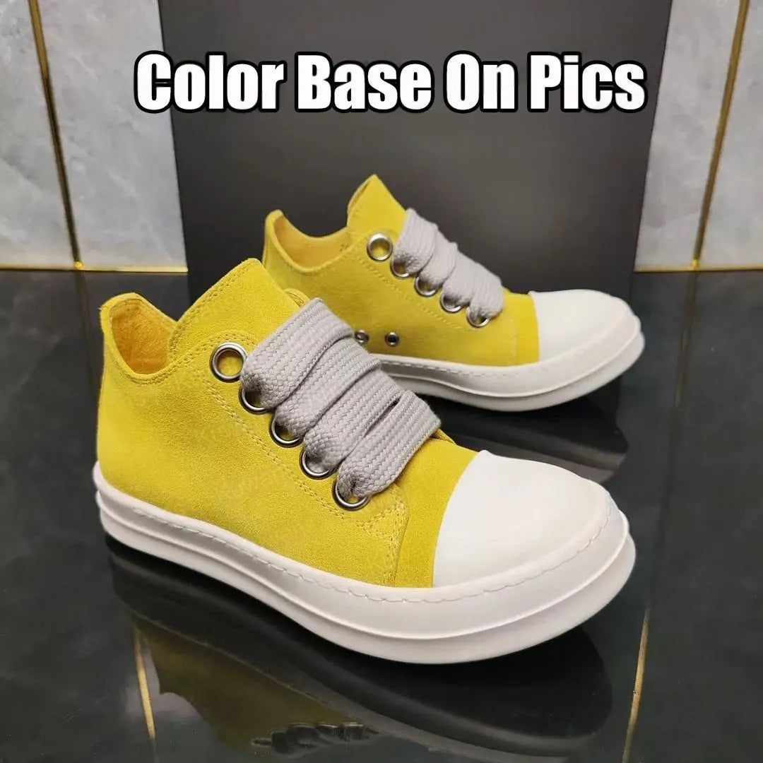 Platform Height Increasing Round Toe High Version Comfortable Casual Shoes