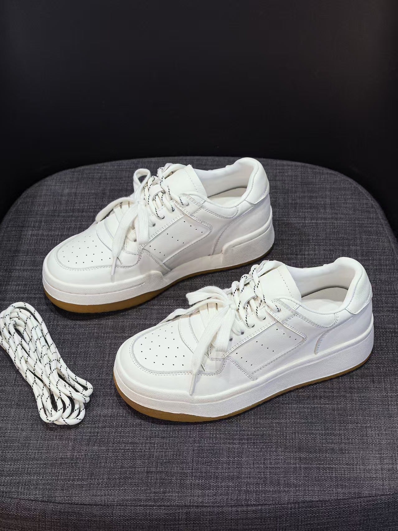 Fashion Autumn White Comfort Board Platform Women's Casual Shoes