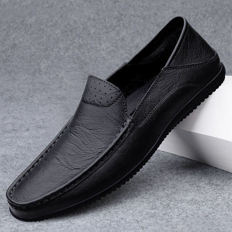 Men's Breathable Genuine Soft Business British Style Leather Shoes