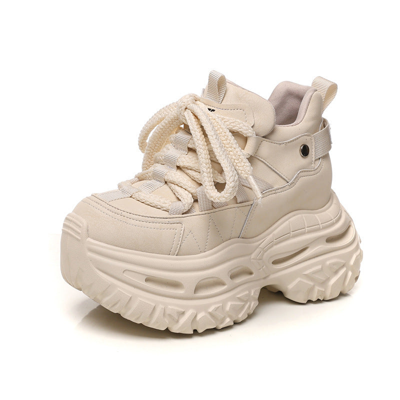 Women's Increasing Insole Dad Autumn Muffin Soft Casual Shoes