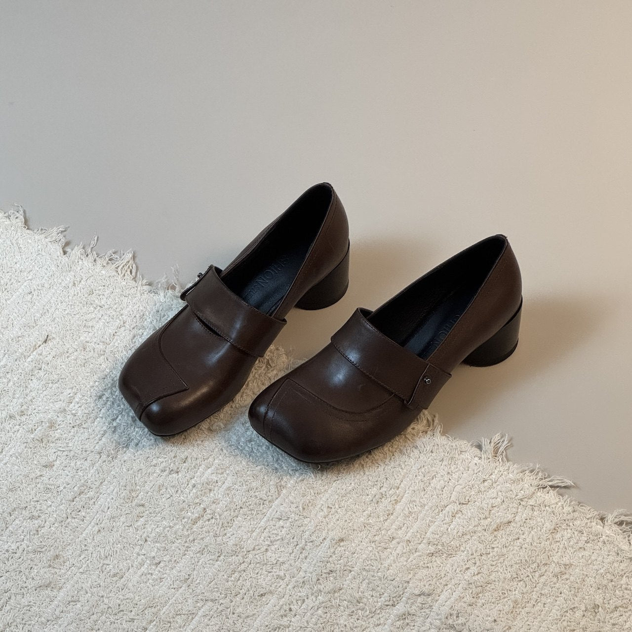 Women's Cowhide Simple Round Bottom High-cut High Women's Fashion Shoes