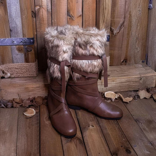 Graceful Stylish Medieval Renaissance Viking Barbarian Boots