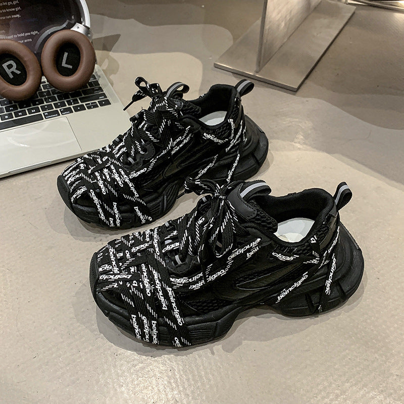 Summer Fashion Niche Platform Breathable Dad Casual Shoes