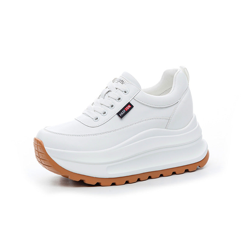 Women's Single-layer Small Platform Thick Bottom Wedge Women's Shoes