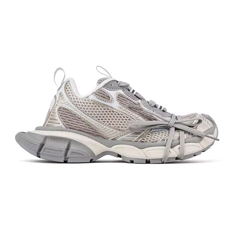 Women's & Men's Distressed Paris Dad Raise The Bottom Sneakers