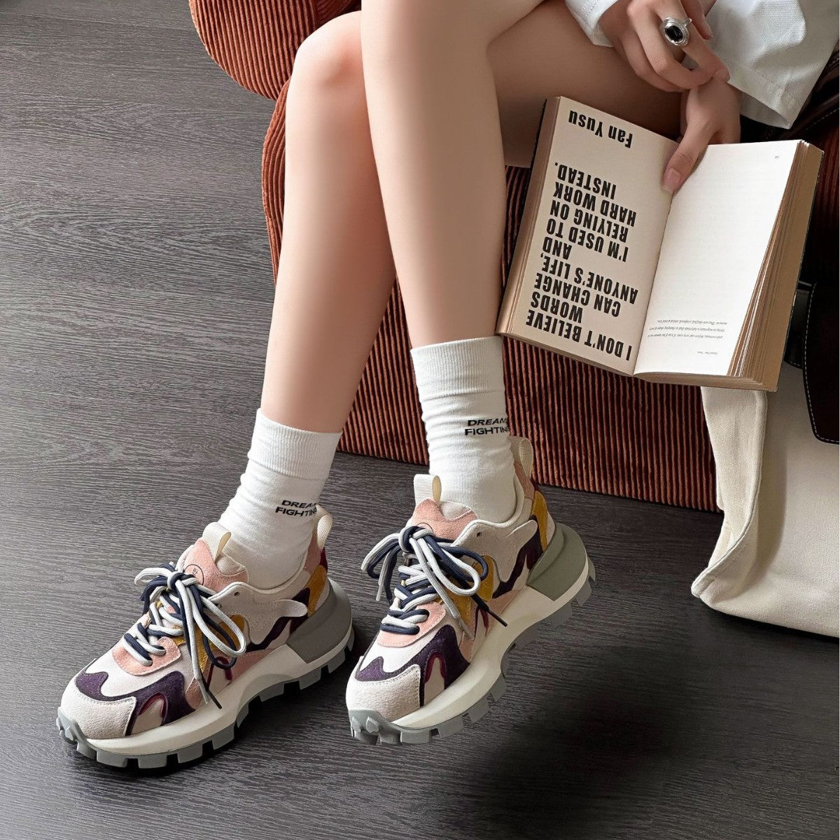 Women's Trendy Daddy Spring Minority Thick Bottom Sneakers